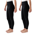 Muk Luks Women's 2-Pair Fleece Lined Leggings