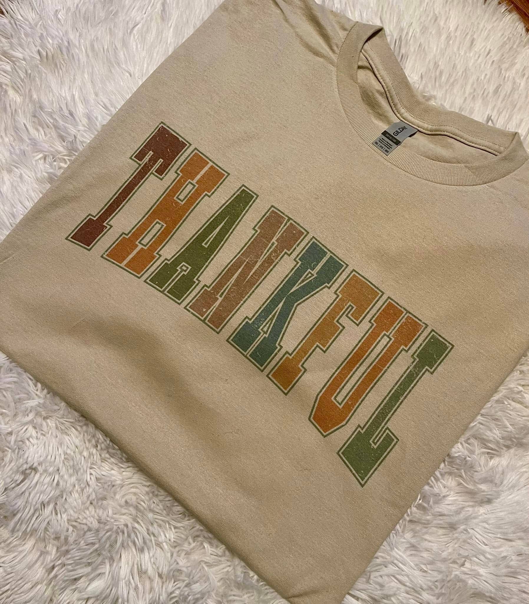 Thankful fall shirt